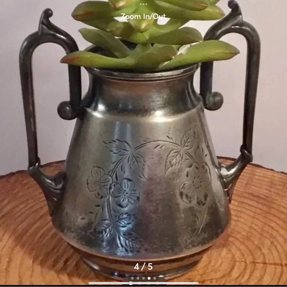 Vintage Sliver plate container